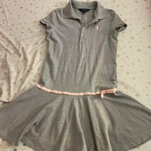 Polo Ralph Lauren Girls Stretch Mesh Polo Dresssize large